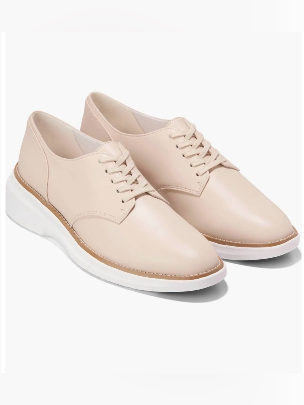 Cole Haan Grand Shadowlite Nude Lace-up Shoes in Size 7.5